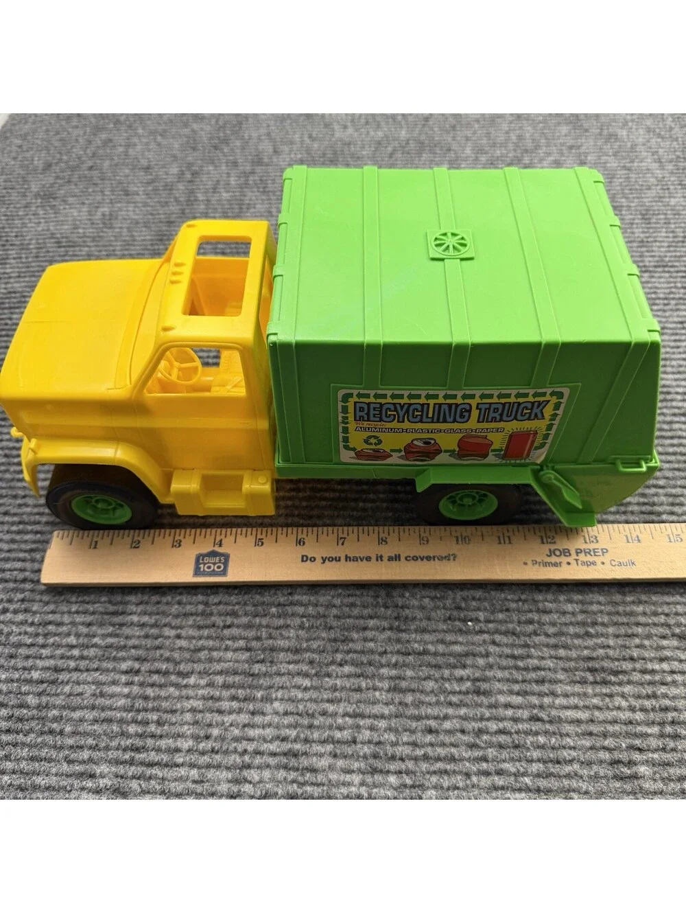 Vintage Processed Plastic Co. Recycling Lift Truck Toy Chevy GMC 1970 USA Made
